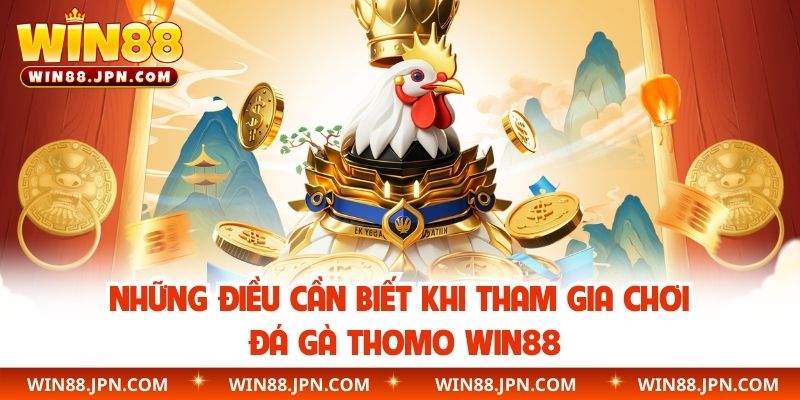 Những điều cần biết khi tham gia chơi đá gà Thomo WIN88